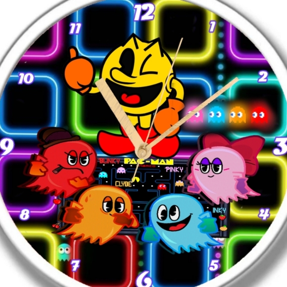 Pac man led lights clock - Picture 2 of 4